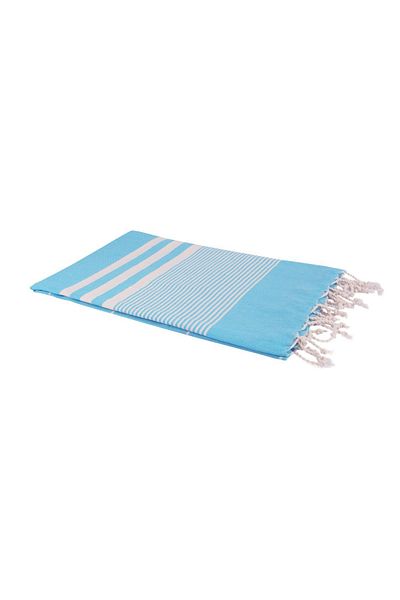 Bedinn Peshtemal Route Striped Turquoise Pst287