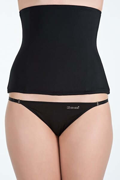 Kom Women's Black Daisy Waist Corset 41KR90011SiYA