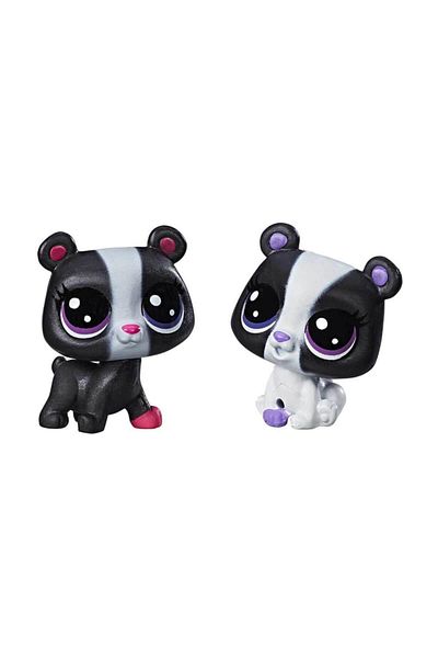 Littlest Pet Shop Mini Black and White Collection Set /