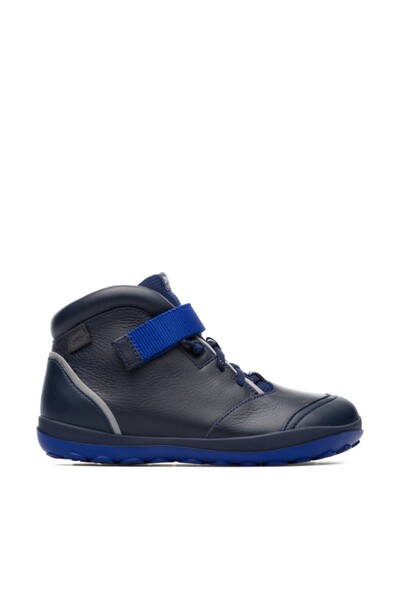 CAMPER Genuine Leather Navy Blue Children's Peu Pista Kids Casual Shoes