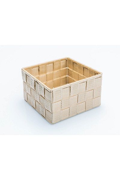 English Home Cos Polipropilena Shine 16X16X9,5 Cm Bej