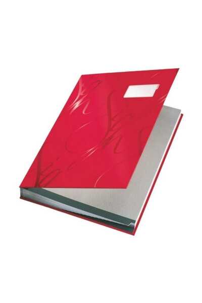 Leitz 5745 Design İmza Dosyası-18 Bölmeli - Kırmızı