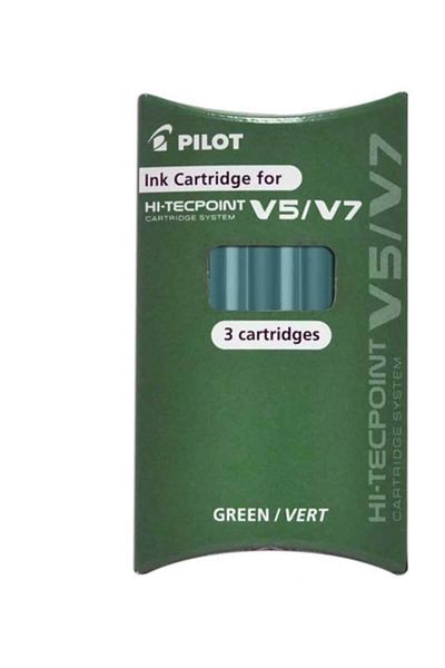 Pilot V7 Hi-Tecpoint (Cv7 Refill Set of 3) - Green