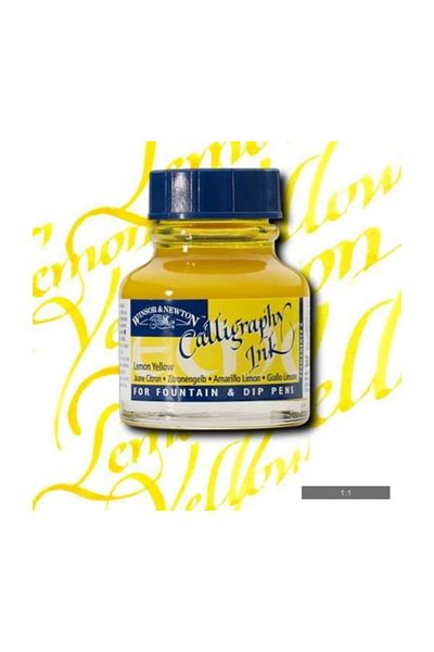 Winsor Newton حبر الخط وينسور آند نيوتن 30 مل. 345 أصفر ليموني