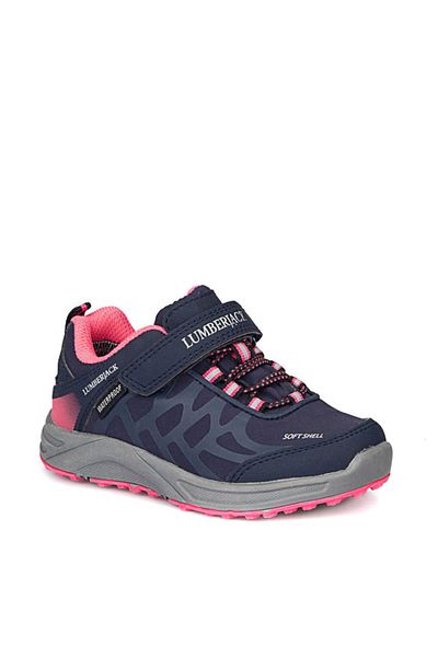 lumberjack URSA JR Navy Blue Pink Girl's Shoes100284672