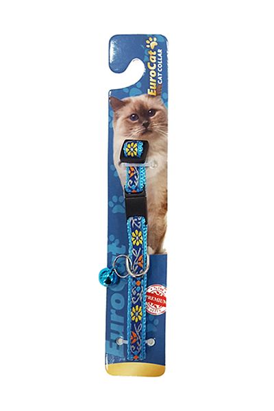 Petbox يوروكات طوق قطة نمط الأزهار 28 سم