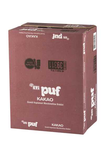 Eti Puf Kakaolu 18 g (48 Adet)