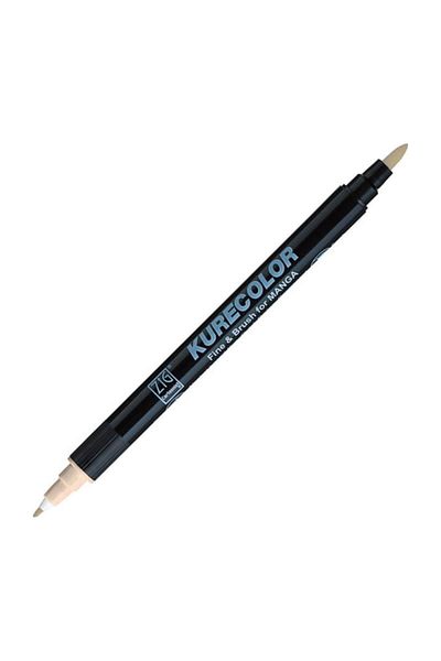 Zig Zıg Kurecolor Cartoonist Fine & Brush Marker Cnkc2200 Double Ended Manga and Graphic Marker No:201 Pink