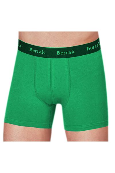 Berrak Ανδρικό πράσινο 6 πακέτο Lycra Modal FlexibleBoxer ELF568BER4476CCM6