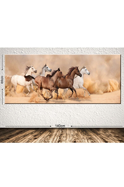 Tablo Center Dev Boyut Dekoratif Kanvas Tablo 60x140cm
