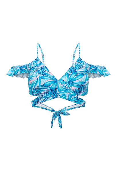 Penti Baskılı Hawai Tee Bikini Üstü