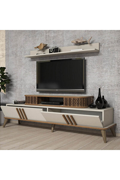 Variant Mobilya Eylül Tv Ünitesi Ve Orta Sehpa Takımı - Krem