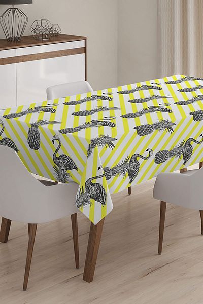 Realhomes Față de masă imprimată digital 3D cu design personalizat - 120 x 140 cm