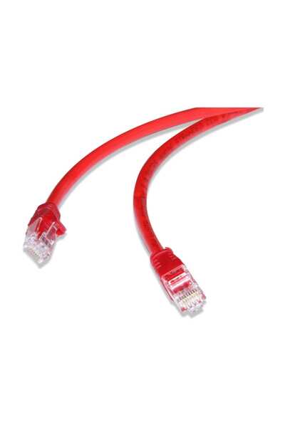 FLAXES 20cm Cat6 (Patch) Network Kablosu Kırmızı FNK-6002K