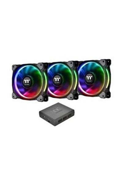 THERMALTAKE CL-F056-PL14SW-A Riing Plus-RGB Ledli 3x140mm Fan + Controlcülü K...