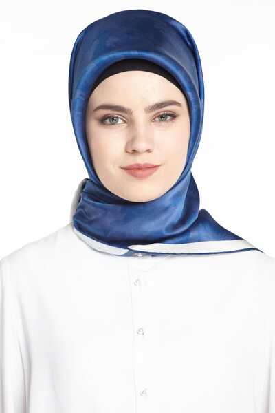 Aker Eșarfă din satin creponat de mătase pentru femei 7208701 323 Aker-7208701-323