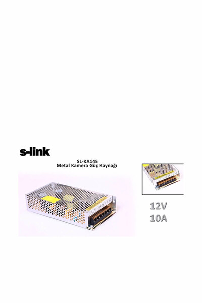 S-LINK S-Lınk Sl-Ka145 12V 10A Metal Güvenlik Kamera Adaptörü