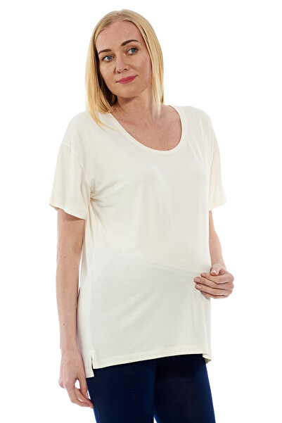 Motherway Ecru Maternity Blouse Bm416