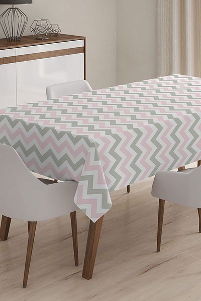 Realhomes Față de masă imprimată digital 3D cu design personalizat - 140 x 220 cm