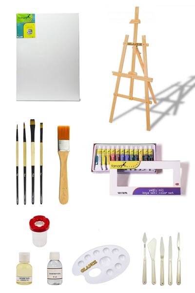 GLANCE Fanart Yağlı Boya Başlangıç Seti