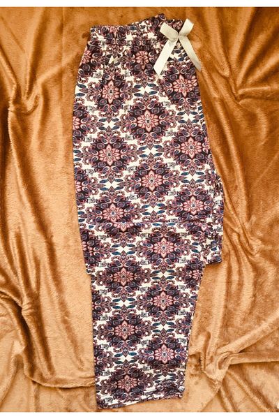 Altınay Pantaloni de pijama de vară din viscoză fără buzunar V40