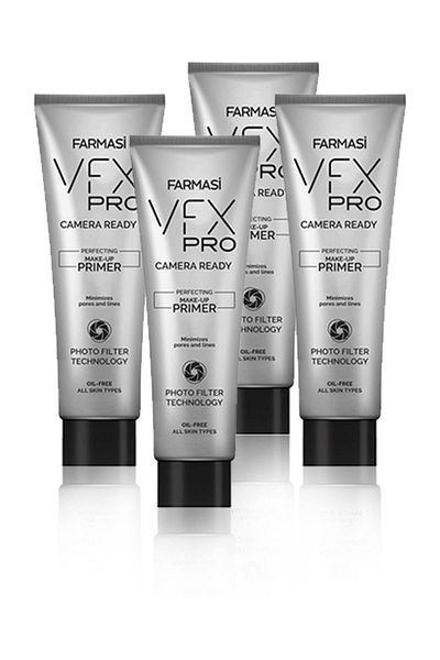 Farmasi Vfx Pro Camera Ready Makeup Base-20 ml 4 Pieces