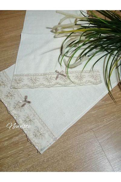 Neweste Prosop de mână, Prosop dantelat, Prosop de bucătărie unic, Prosop de uscare, Prosop de dantelă 30*50, Prosop de zestre