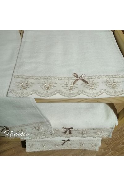 Neweste Prosop de mână, Prosop dantelat, Prosop de bucătărie unic, Prosop de uscare, Prosop de dantelă 30*50, Prosop de zestre