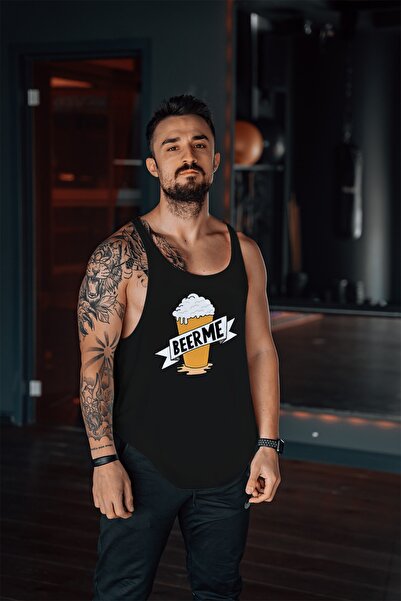 Freeyez Beer Me Gym Fitness Tank Top Atlet