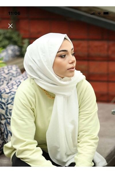 Nilbutik Hijab Cotton Crash Jazz Shawl Model