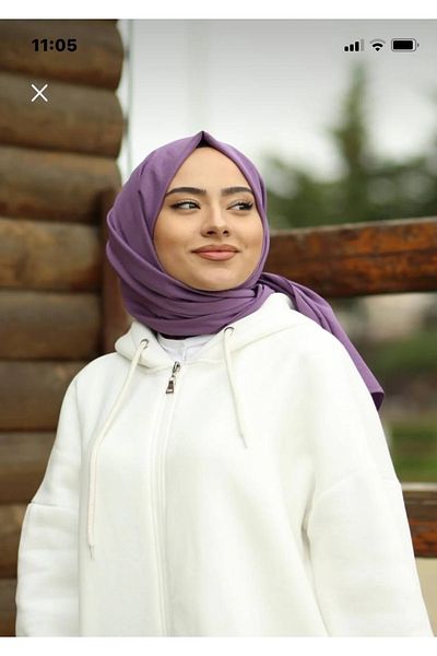 Nilbutik Hijab Cotton Crash Jazz Shawl Model