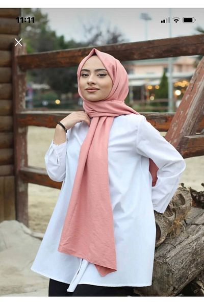 Nilbutik Hijab Cotton Crash Jazz Shawl Model