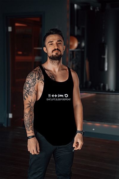 Freeyez Life Repeat Gym Fitness Tank Top Athlete