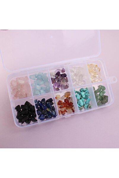 RLX BUJİTERİ مجموعة 10 أنواع من الحجر الطبيعي المكسور مجموعة الحجر الطبيعي ال...