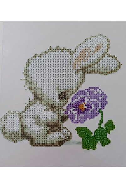 MENTAŞ Boncuklu Taşlı Mozaik Elmas Goblen Pano Tablo Resim Puzzle Dıamond Paıntıng 21x25 Çocuklar Için