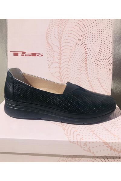 PUNTO Arme Cıty Ac315086 Hakiki Deri Tam Ortapedik Esnek Yumuşak Günlük Babet