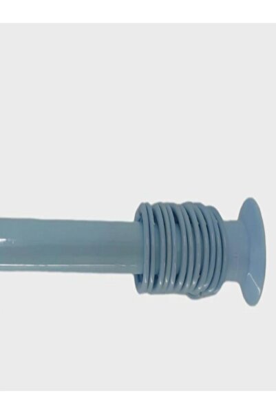 Zethome Banyo Perde Borusu 160cm-260cm Mavi Duş Perde Borusu Duşakabin Perde ...