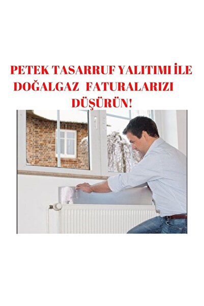 KL HOME 10mm Kalınlık- 3 Adet -50cmx100cm Tasarruf Için Kalorifer Petek Arkası Isı Doğalgaz Fatura Düşür