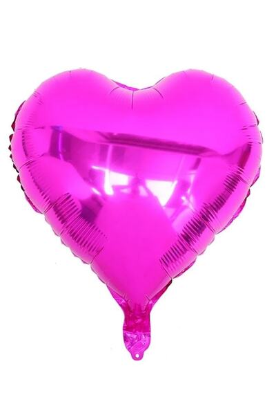 Bkmc بالون فويل 24 بوصة ملون على شكل قلب