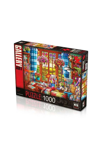 Neon 1000 Piece Puzzle Landscape -ye Olde Stitching Room-ciro Marchetti - Tailor 1000 Piece Puzzle
