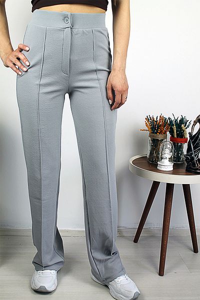 Damla Ultra High Waist Crepe Fabric Lycra Palazzo Trousers
