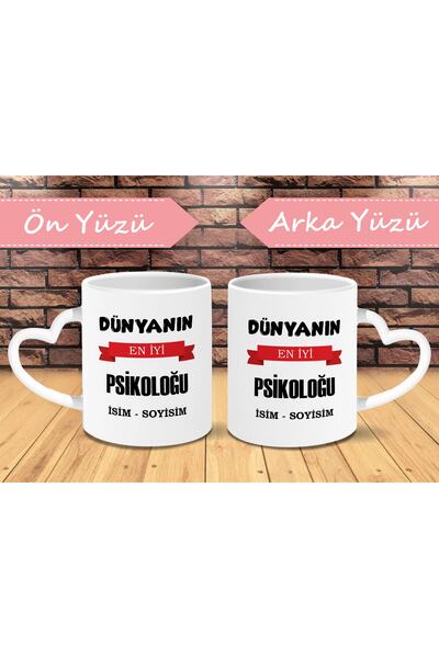 lenostra Psikoloğa Hediye - Kişiye Özel Isimli - Dünyanın En Iyi Psikoloğu Ku...