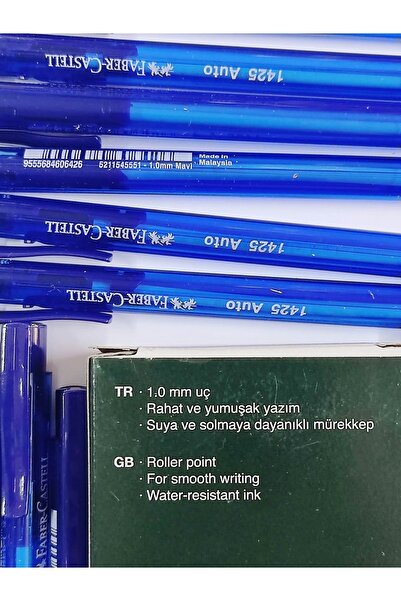 Faber Castell Faber-castell 4 Adet 1425 Auto Tükenmez Kalem-1.0mm