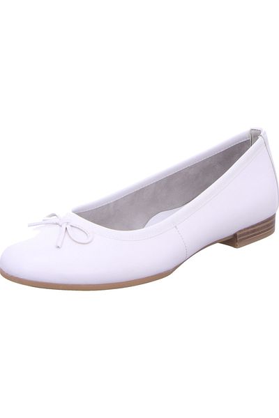 Tamaris Ballerina - Weiß - Flacher Absatz