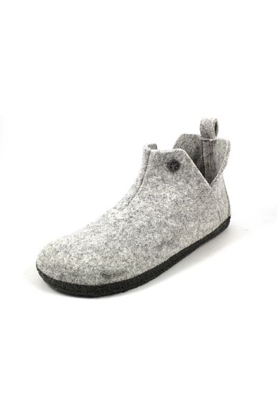 Birkenstock Hausschuh - Grau - Flacher Absatz