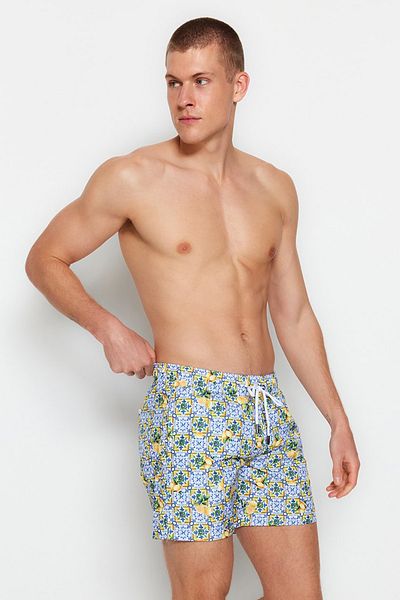 Trendyol Collection Többszínű normál méretű fürdőruha úszónadrág TMNSS23DS00002