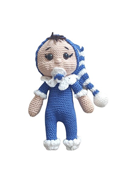 NesliWorld Emzikli Minik Bebek Amigurumi Organik Oyuncak