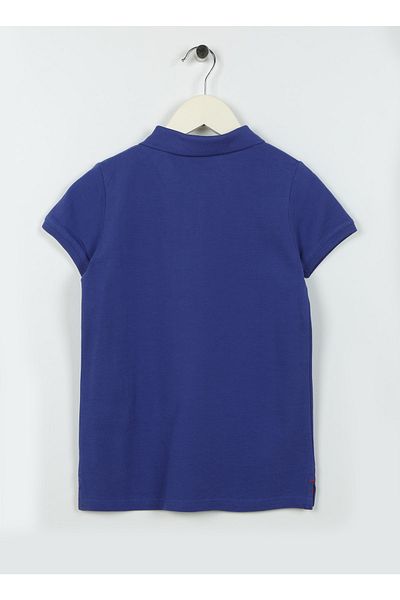 U.S. Polo Assn. Απλό μπλε αγορίστικο μπλουζάκι Tp01ıy023