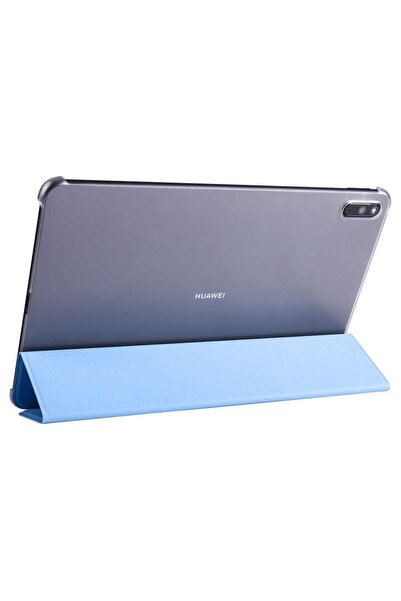 HEPTEKİLETİŞİM Huawei Matepad 11 (2021) Kılıf Arkası Silikon Pu Deri 360 Koru...