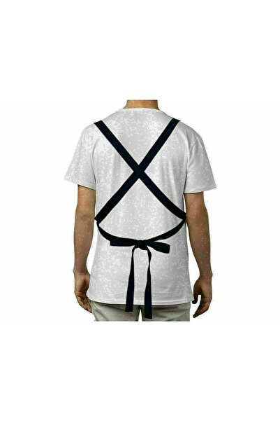 Bk Gift Kişiye Özel İsimli Anneler Günü Tasarımlı Profesyonel Siyah Mutfak Önlüğü